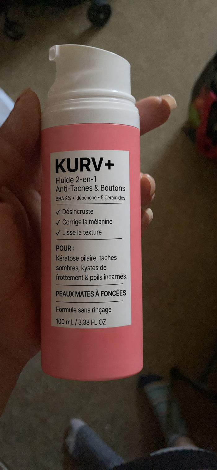 Pascale D. — avis Kurv+ soin corps boutons et taches